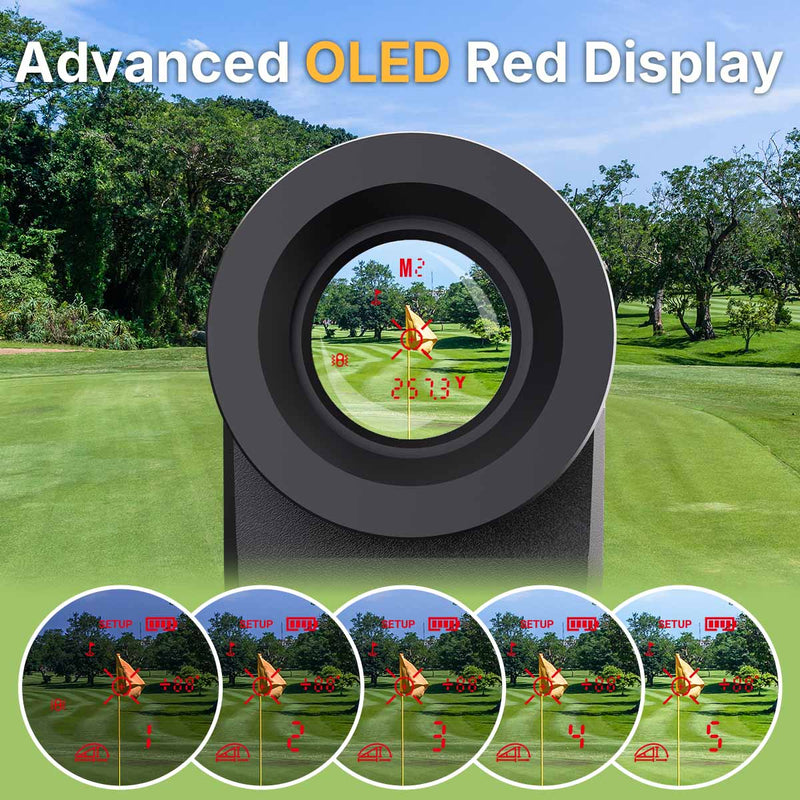 WOSPORTS L06 Golf Rangefinder 2 Pack