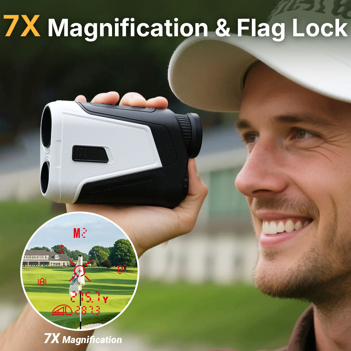WOSPORTS L06 Golf Rangefinder with Multiple Modes
