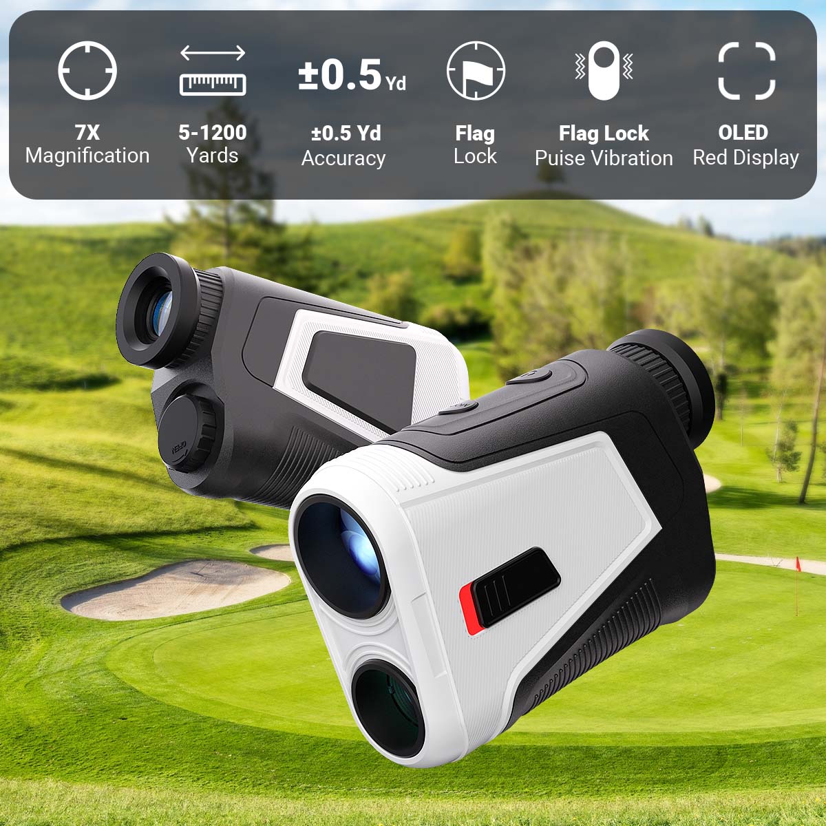 WOSPORTS L06 Golf Rangefinder with Multiple Modes