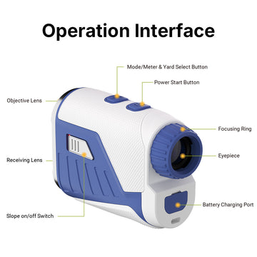 WOSPORTS L16 Golf Rangefinder 2 PACK