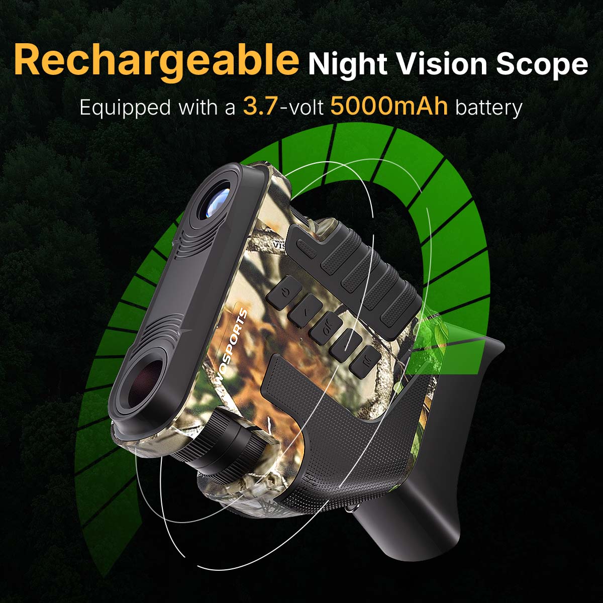 WOSPORTS NV400 Night Vision Binoculars | Infrared Goggles