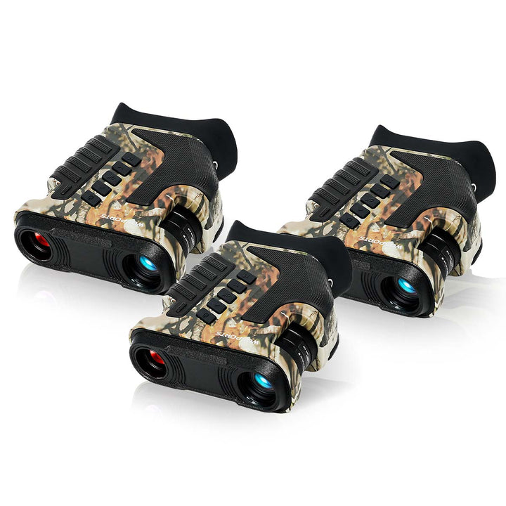 WOSPORTS NV400 Night Vision Binoculars 3 Pack