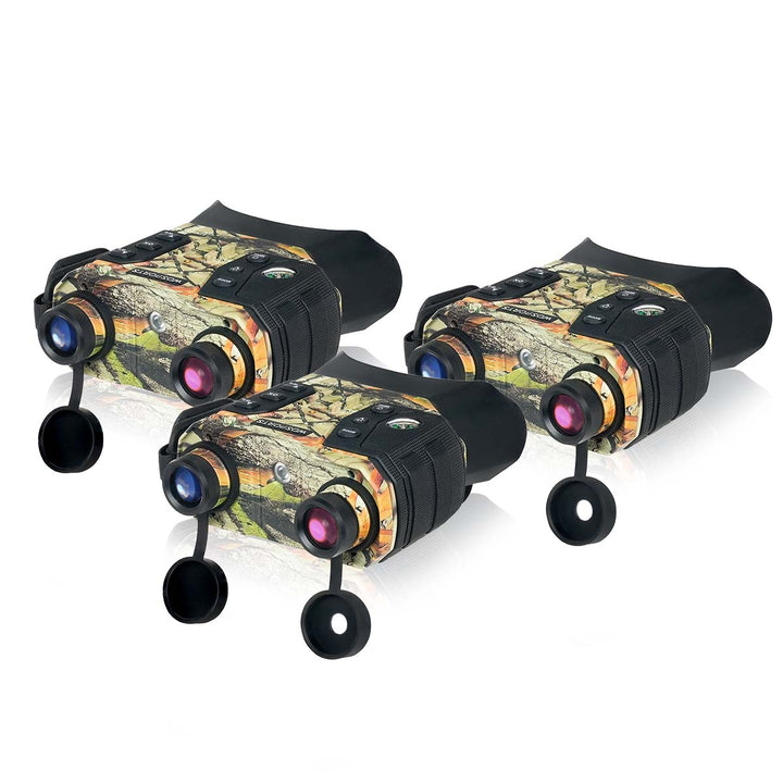 WOSPORTS NV600 Night Vision Binoculars 3 Pack