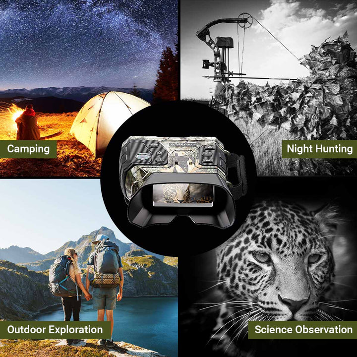 What are the main use scenarios for the NV600 Night Vision Binoculars?