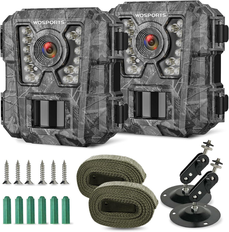 WOSPORTS G100 Mini Trail Camera 2 Pack